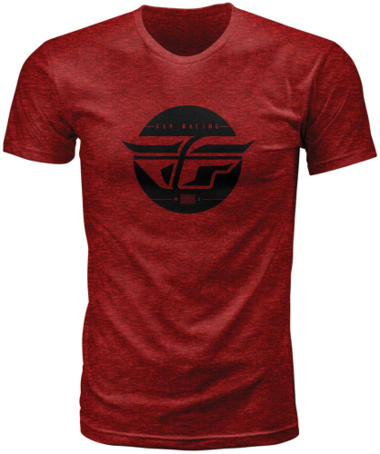 Fly Racing - Fly Racing Fly Inversion T-Shirt - 352-1216S - Blaze Red Heather - Small