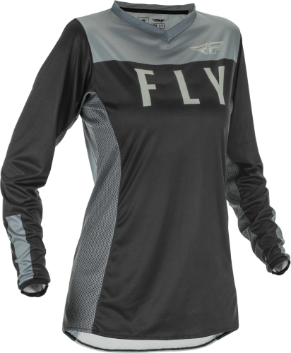 Fly Racing - Fly Racing Lite Womens Jersey - 374-620S - Black/Gray - Small