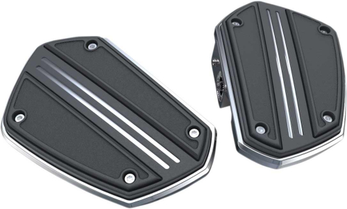 Ciro - Ciro Twin Rail Mini Floorboards without Mounts - Chrome - 60301