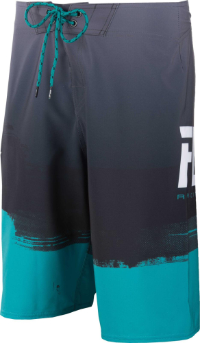 Fly Racing - Fly Racing Paint Slinger Board Shorts - 353-19532 - Black/Teal - 32