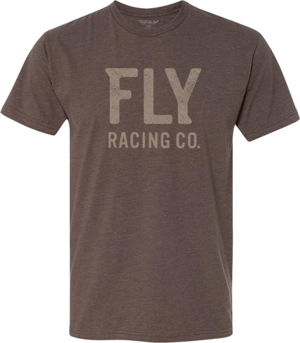 FLY Racing Adult Gauge Tee (Espresso, Large)