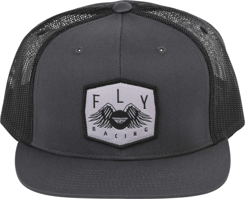 Fly Racing - Fly Racing Freedom Trucker Hat - Gray - 351-0063 - Gray - OSFA