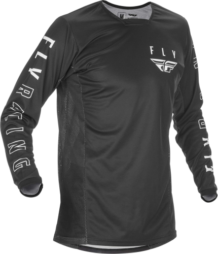 Fly Racing - Fly Racing Kinetic K121 Youth Jersey - 374-420YL - Black/White - Large