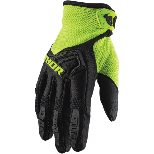 Thor - Thor Spectrum Youth Gloves - 3332-1478 - Black/Flo Acid - Small