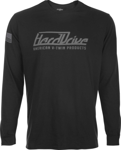 HardDrive - HardDrive HardDrive LS T-Shirts - 800-0205M - Black/Gray - Medium