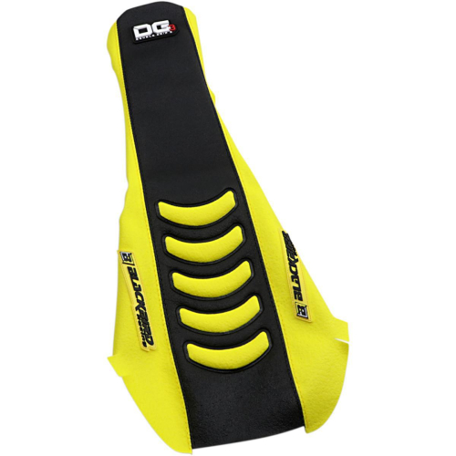 Blackbird Racing - Blackbird Racing Double Grip 3 Seat Cover - Black/Yellow - 1323HUS