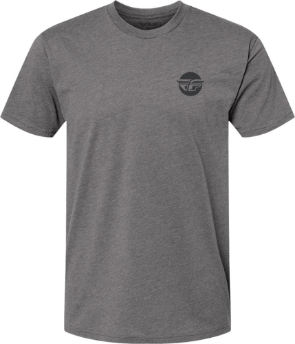 Fly Racing Prime T-Shirt (LARGE) (GREY HEATHER)