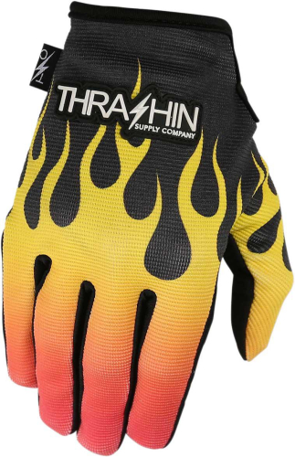Thrashin Supply Company - Thrashin Supply Company Stealth Flame Gloves - SV1-07-08 - Flame - Small