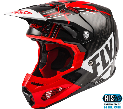 Fly Racing - Fly Racing Formula Vector Helmet - 73-4413L - Red/White/Black - Large