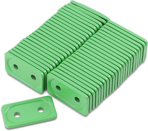 Woodys - Woodys Double Grand Digger Aluminum Support Plates - 5/16in. - Green (48pk.) - ADG-3780-48