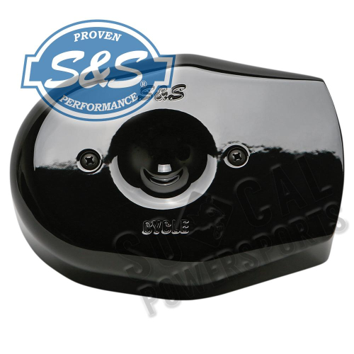 S&S Cycle - S&S Cycle Stealth Tribute Air Cleaner Cover - Gloss Black - 170-0593