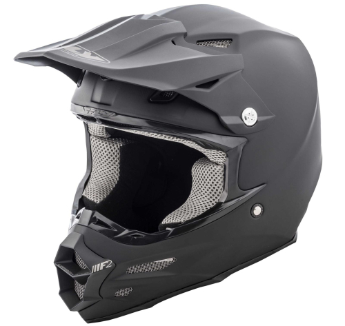 Fly Racing - Fly Racing F2 Carbon Solid Helmet - 73-40082X - Matte Black - 2XL