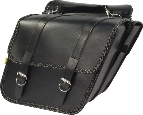 Willie & Max - Willie & Max Braided Slant Saddlebag - SB701