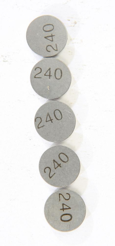 K&L Supply - K&L Supply 13.00mm Valve Shim Refill (5 pack) - 2.40mm - 13-7687