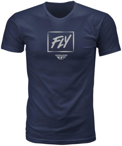 Fly Racing 352-0141S Fly Zoom Tee Navy Sm