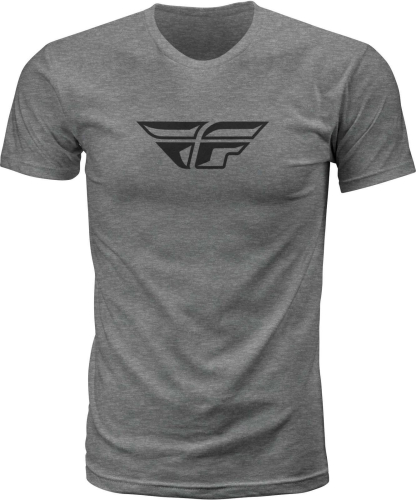 Fly Racing - Fly Racing F-Wing T-Shirt - 352-0619M - Dark Gray Heather - Medium