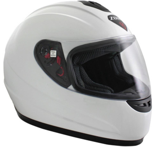 Zoan - Zoan Thunder Solid Snow Helmet with Electric Shield - 223-008SN/E - White - 2XL
