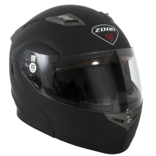 Zoan - Zoan Flux 4.1 Solid Snow Helmet with Electric Shield - 037-038SN/E - Matte Black - 2XL