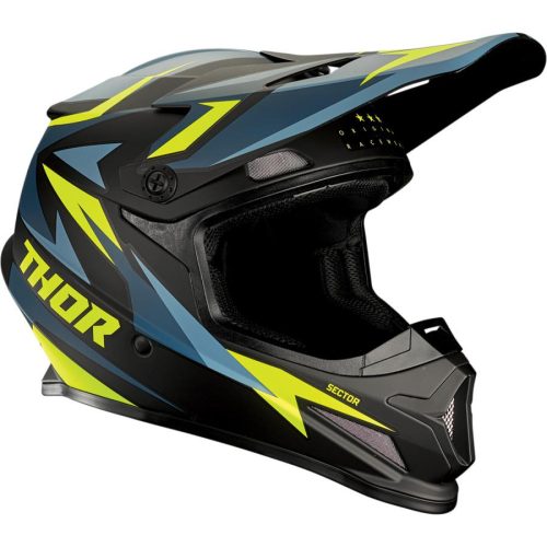 Thor - Thor Sector Warship Helmet - 0110-6809 - Blue/Acid - X-Large