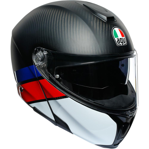 AGV - AGV Sport Modular Layer Helmet - 211201O2IY00910 - Carbon/Red/Blue - Small