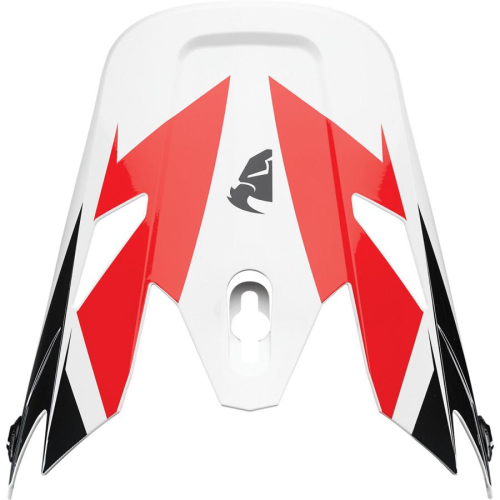 Thor - Thor Visor Kit for Adult Sector Helmets - Fader Red/Black - 0132-1433