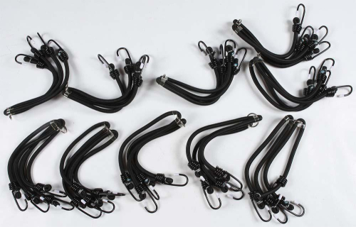SP1 - SP1 Bungee Cords - 24in. x10mm - 4 Hooks - Black - 12-526-01