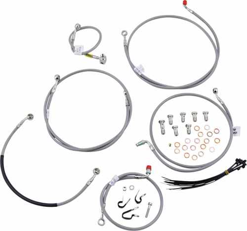Galfer Brakes - Galfer Brakes Stainless Steel Front Hydraulic Brake Line Kit - FK003D772-3