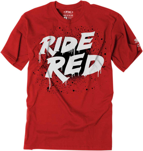 Factory Effex - Factory Effex Honda Splatter Red Youth T-Shirt - 23-83300 - Red - Small