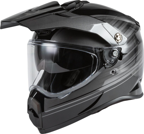 G-Max - G-Max AT-21 Raley Helmet - G1211024 - Black/Gray - Small