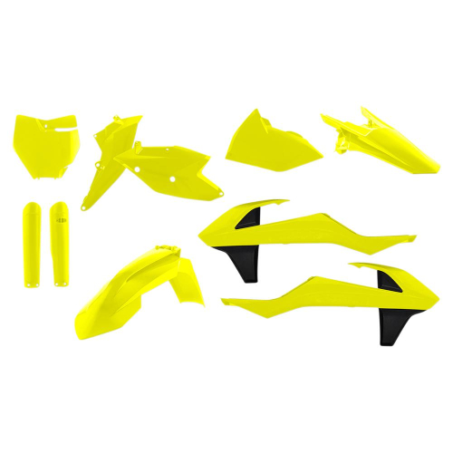 Acerbis - Acerbis Full Plastic Kit - Flo Yellow - 2421064310