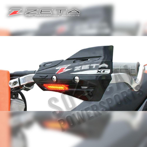 ZETA - ZETA XC Flasher Protector Handguard - Black - ZE72-3406