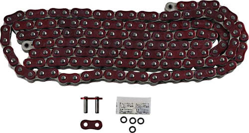 EK Chain - EK Chain 525 ZVX3 Series ZX-Ring Chain - 150 Links - Red - 525ZVX3-150AR