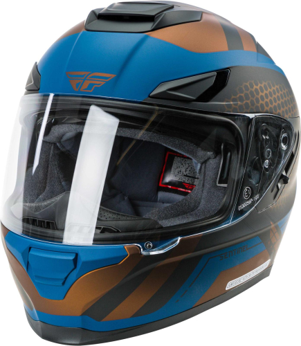 Fly Racing - Fly Racing Sentinel Mesh Helmet - 73-8326L - Teal/Copper - Large