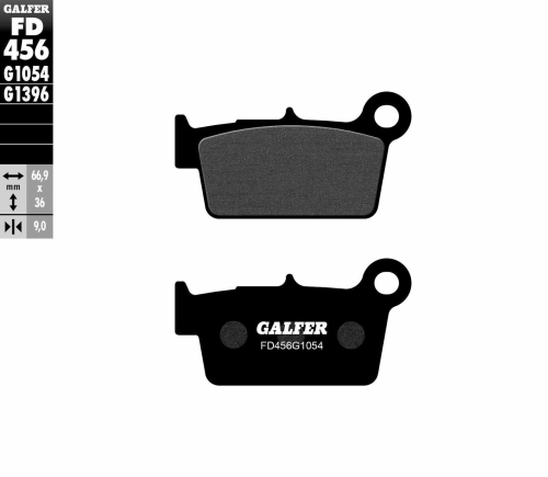 Galfer Brakes - Galfer Brakes Semi-Metallic Brake Pads - FD456G1054