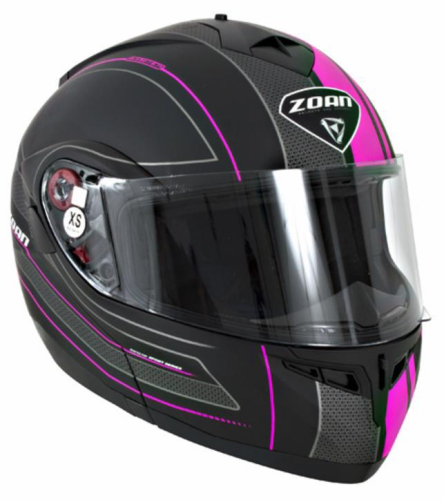 Zoan - Zoan Optimus Raceline Graphics Helmet - 138-179 - Black/Pink - 3XL