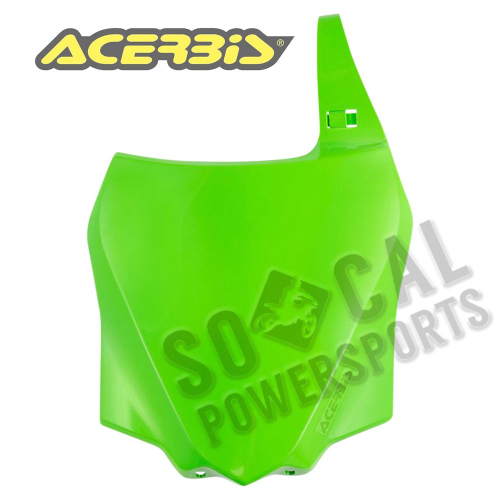 Acerbis - Acerbis Front Number Plate - Green - 2374050403