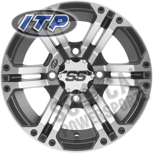 ITP - ITP SS212 Wheel - 14x8 - 5+3 Offset - 4/110 - Machined - 14SS347BX