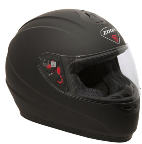 Zoan - Zoan Thunder Solid Snow Helmet with Electric Shield - 223-036SN/E - Matte Black - Large