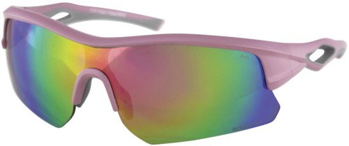 Bobster Eyewear - Bobster Eyewear Dash Sunglasses - BDAS002 - Matte Pink /Smoked Pink Mirror Revo Lens - OSFA