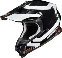 Scorpion - Scorpion EXO VX-16 Format Helmet - 16-1132 - Black/White/Gold - X-Small
