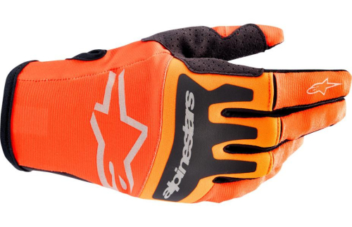 Alpinestars - Alpinestars Techstar Gloves - 3561023-411-XXL - Hot Orange/Black - 2XL