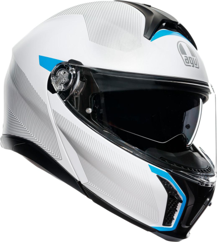 AGV - AGV Tour Frequency Helmet - 211251F2OY00614 - Light Gray/Blue - Large