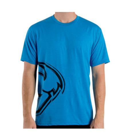 Thor MX Mens Split Premium Short-Sleeve Shirt, Royal Heather, Small