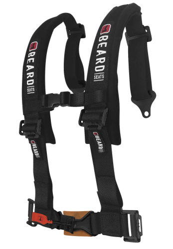 Beard Seats - Beard Seats 2x2 5-Point Latch & Link-Style Buckle Safety Harness with Pads - 880-220-01