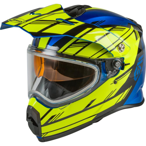 G-Max - G-Max AT-21S Epic Helmet - G2211047 - Blue/Hi-Vis/Black - X-Large
