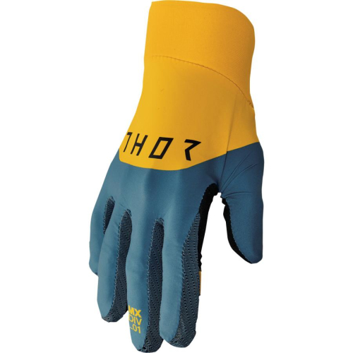 Thor - Thor Agile Rival Gloves - 3330-7219 - Teal/Yellow - X-Small