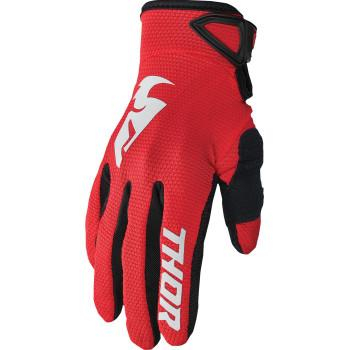 Thor - Thor Sector Youth Gloves - 3332-1746 - Red/White - Medium