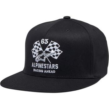 Alpinestars - Alpinestars Double Check Flatbill Hat - 1212812301020LX - Black/White - Lg-XL