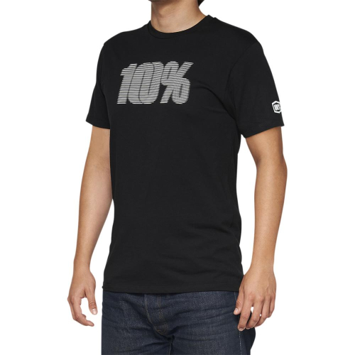 100% - 100% Deflect T-Shirt - 32143-001-11 - Black - Medium
