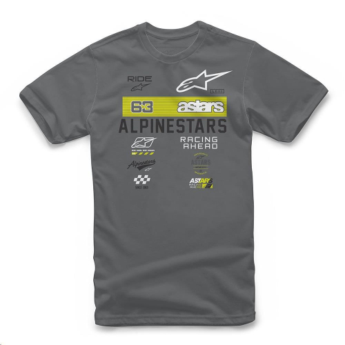 Alpinestars - Alpinestars Sponsored T-Shirt - 1210-72002-18L - Charcoal - Large